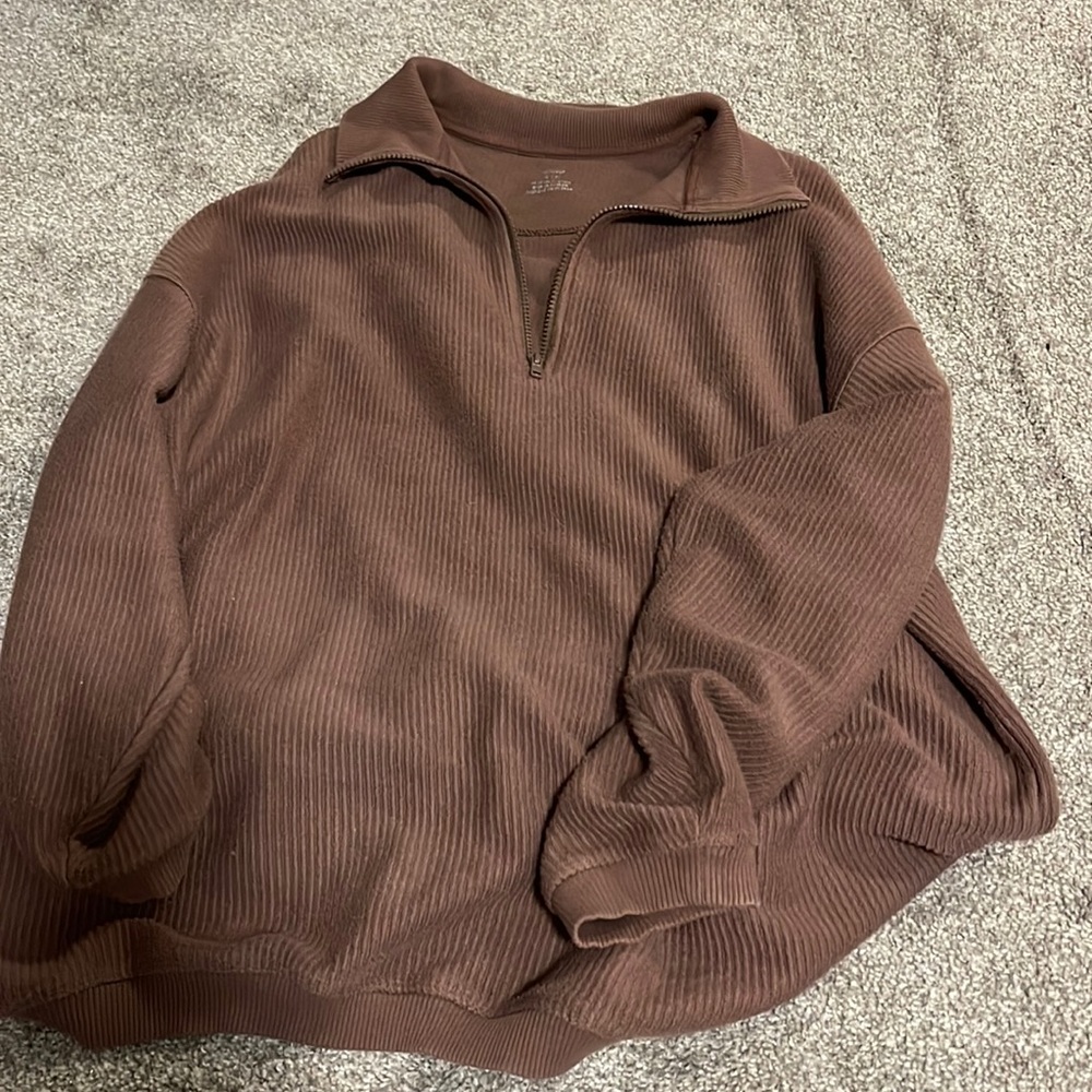 Brown oversize sweater